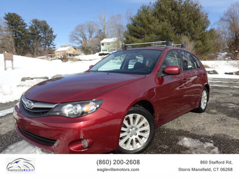 2011 Subaru Impreza for sale at EAGLEVILLE MOTORS LLC in Storrs Mansfield CT