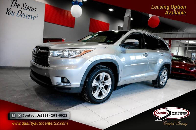 2014 Toyota Highlander for sale at Quality Auto Center in Springfield NJ