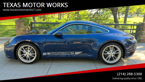 2022 Porsche 911 for sale at TEXAS MOTOR WORKS in Arlington TX