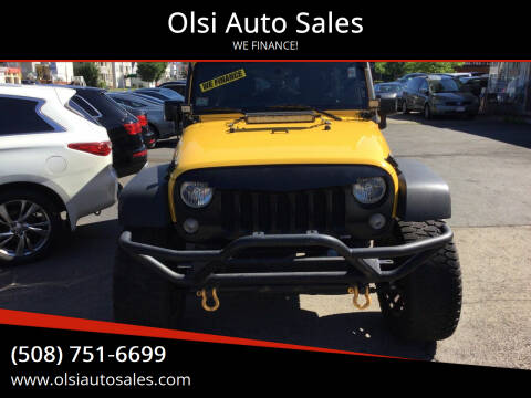 2015 Jeep Wrangler Unlimited for sale at Olsi Auto Sales in Worcester MA