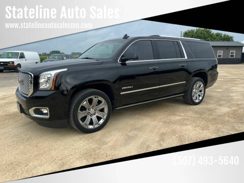 2015 GMC Yukon XL for sale at Stateline Auto Sales in Mabel MN