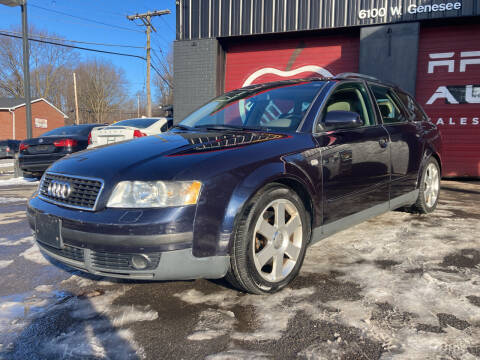 2002 Audi A4 for sale at Apple Auto Sales Inc in Camillus NY