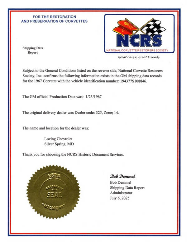 1967 Chevrolet Corvette