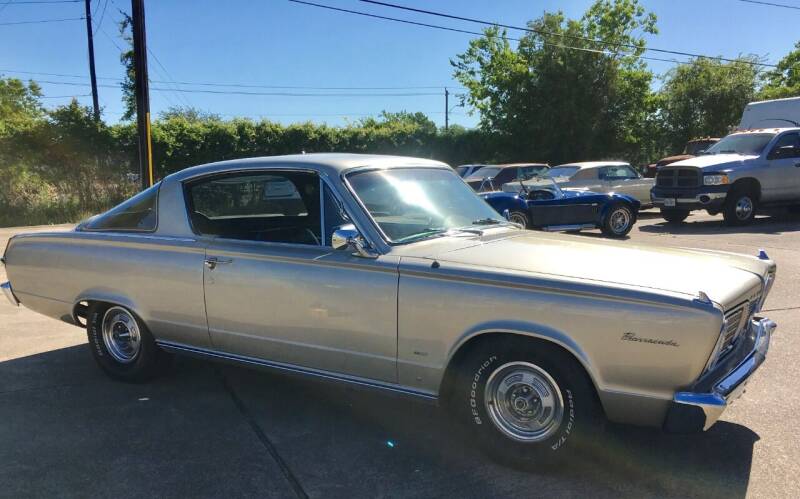 1966 Plymouth Barracuda for sale at COLLECTOR MOTORS in Houston TX