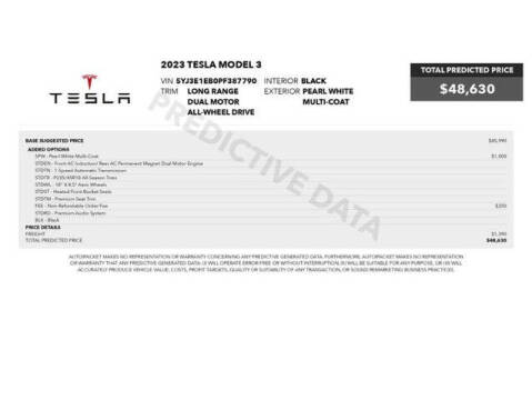 2023 Tesla Model 3 Long Range