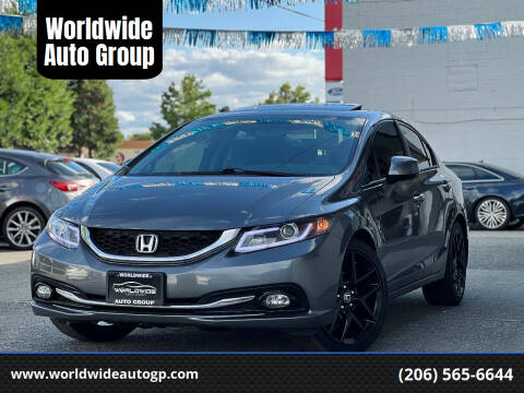 2013 Honda Civic for sale at Worldwide Auto Group in Auburn WA