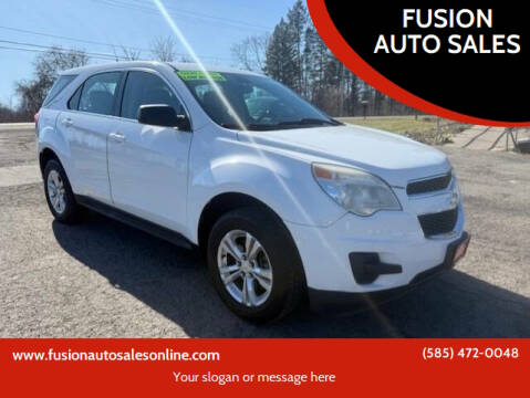 2011 Chevrolet Equinox for sale at FUSION AUTO SALES in Spencerport NY