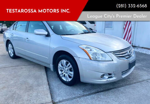 2012 Nissan Altima for sale at Testarossa Motors Inc. in League City TX