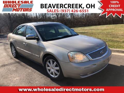 2006 Ford Five Hundred for sale at WHOLESALE DIRECT MOTORS in Beavercreek OH