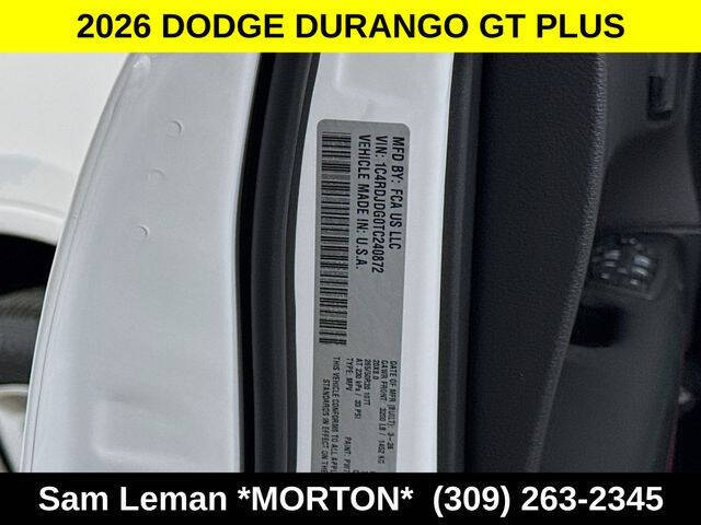 2026 Dodge Durango GT Plus