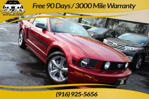 2007 Ford Mustang for sale at West Coast Auto Sales Center in Sacramento CA