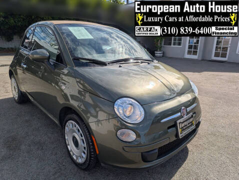 2012 FIAT 500c for sale at European Auto House in Los Angeles CA