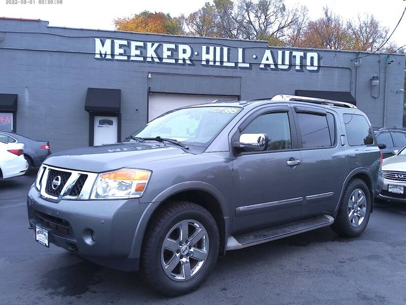2014 Nissan Armada for sale at Meeker Hill Auto Sales in Germantown WI