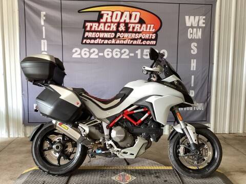 2015 Ducati Multistrada 1200 S Iceberg Whi for sale at Road Track and Trail in Big Bend WI