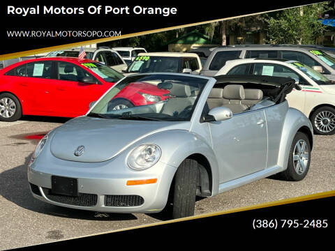 2006 Volkswagen New Beetle Convertible for sale at Royal Motors of Port Orange in Port Orange FL