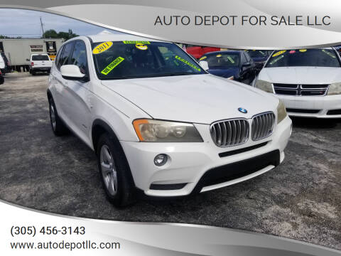 2011 BMW X3 for sale at Vicky Auto Sales llc in Miami FL