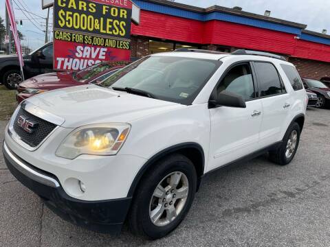 2012 GMC Acadia for sale at HW Auto Wholesale in Norfolk VA