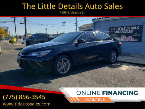 2017 Toyota Camry for sale at The Little Details Auto Sales in Reno NV