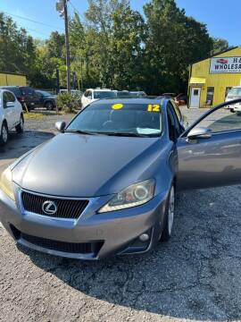 2012 Lexus IS 250 for sale at H & J Wholesale Inc. in Charleston SC