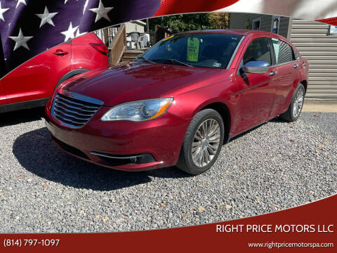 2012 Chrysler 200 for sale at Right Price Motors LLC in Cranberry PA