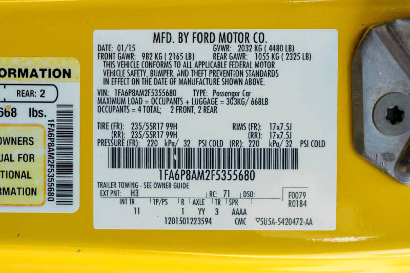 2015 Ford Mustang V6