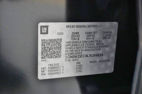 2020 Chevrolet Tahoe Police