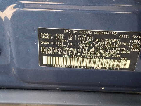 2019 Subaru Outback 2.5i Premium