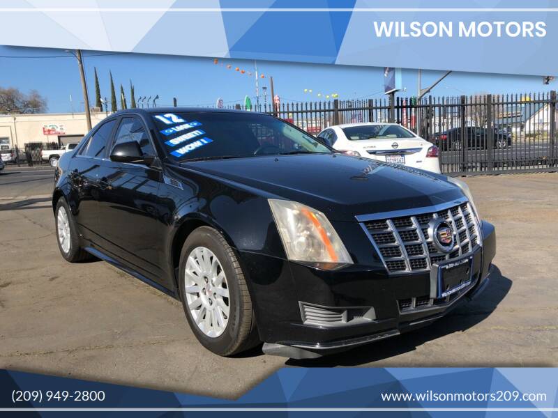 2012 Cadillac CTS for sale at WILSON MOTORS in Stockton CA