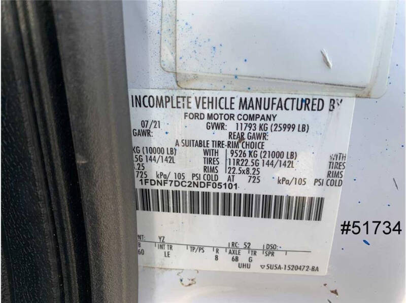 2022 Ford F-750 Super Duty