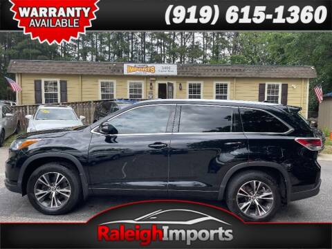 2016 Toyota Highlander for sale at Raleigh Imports in Raleigh NC