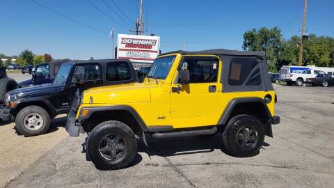 2002 Jeep Wrangler for sale at Downing Auto Sales in Des Moines IA
