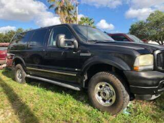 2003 Ford Excursion for sale at DAN'S DEALS ON WHEELS AUTO SALES, INC. in Davie FL