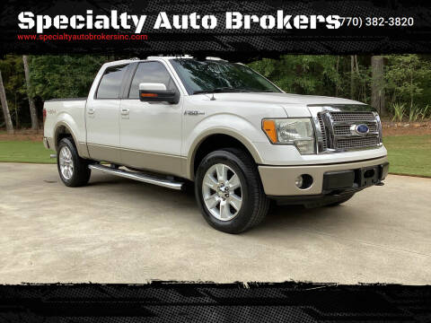 2010 Ford F-150 for sale at Specialty Auto Brokers in Cartersville GA