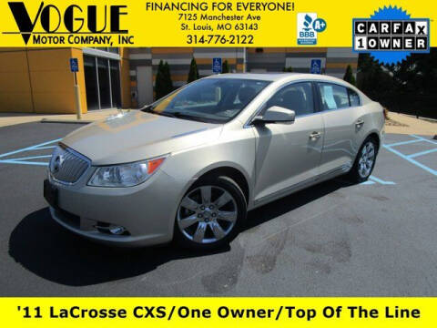 2011 Buick LaCrosse for sale at Vogue Motor Company Inc in Saint Louis MO