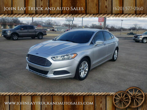 2014 Ford Fusion for sale at John Lay Truck and Auto Sales in Independence KS