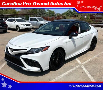 2021 Toyota Camry for sale at Carolina Pre-Owned Autos Inc in Durham NC