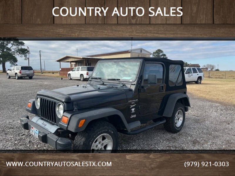 1999 Jeep Wrangler for sale at COUNTRY AUTO SALES in Hempstead TX