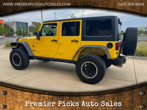 2015 Jeep Wrangler Unlimited for sale at Premier Picks Auto Sales in Bettendorf IA