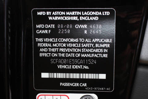 2009 Aston Martin DB9