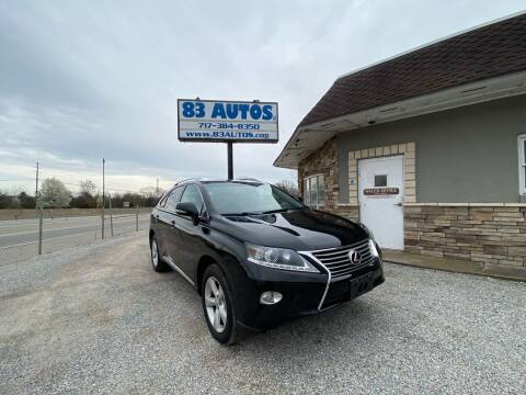 2013 Lexus RX 350 for sale at 83 Autos in York PA