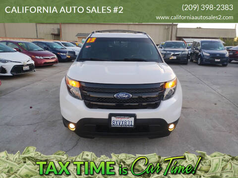 2013 Ford Explorer for sale at CALIFORNIA AUTO SALES #2 in Livingston CA