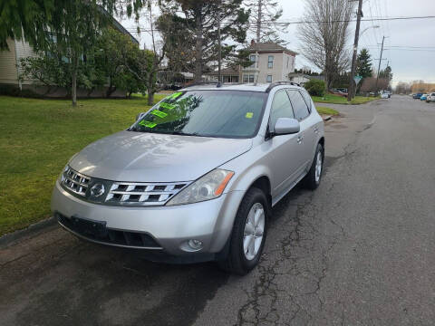2004 Nissan Murano for sale at Little Car Corner in Port Angeles WA