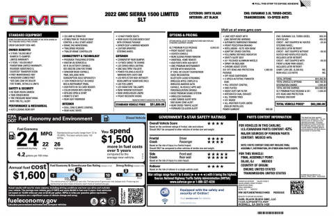 2022 GMC Sierra 1500 Limited