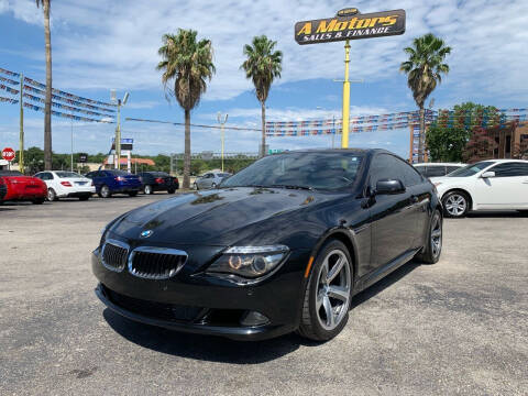 2010 BMW 6 Series for sale at A MOTORS SALES AND FINANCE in San Antonio TX