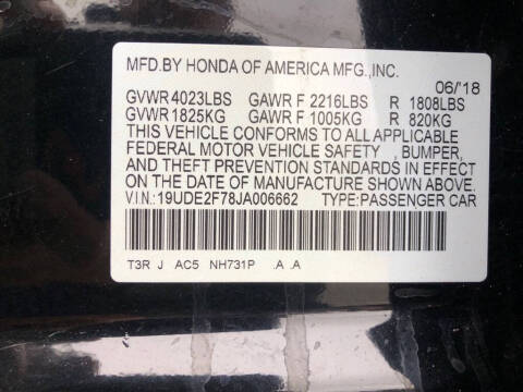 2018 Acura ILX w/Premium