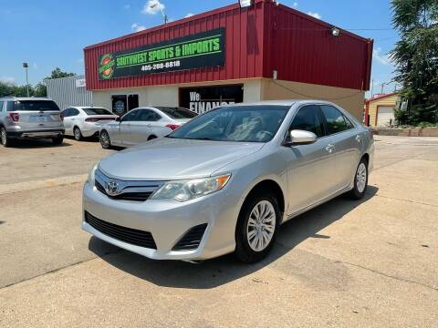 2013 Toyota Camry for sale at Southwest Sports & Imports in Oklahoma City OK