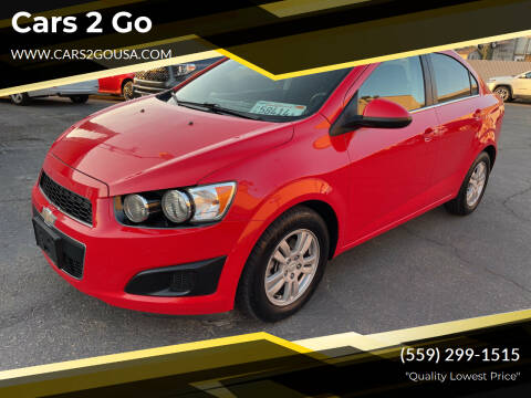 2014 Chevrolet Sonic for sale at Cars 2 Go in Clovis CA