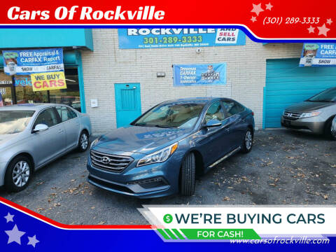 2015 Hyundai Sonata for sale at Cars Of Rockville in Rockville MD