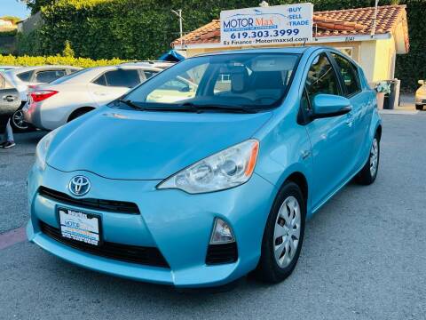 2012 Toyota Prius c for sale at MotorMax in San Diego CA