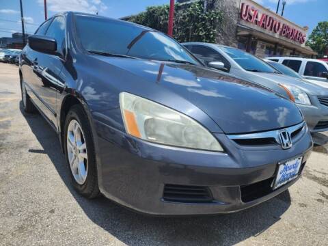 2007 Honda Accord for sale at USA Auto Brokers in Houston TX